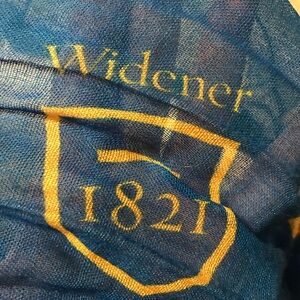 Widener 1821 Blue & Gold Logo Scarf